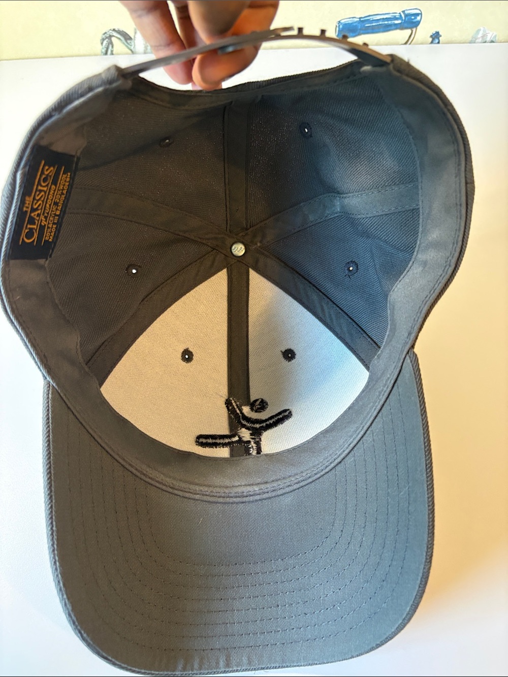 Kompan The Classics Gray Snapback with a Stick Man Embroidered Logo - Picture 7 of 8